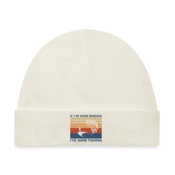Fischer Fischen Angeln Angel Angler Fische Fisch - Baby Premium Organic Mütze - Naturweiß - Vorne