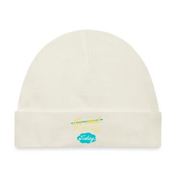zu viel für mich heute - Baby Premium Organic Mütze - Naturweiß - Vorne