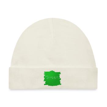 Green - Baby Premium Organic Mütze - Naturweiß - Vorne