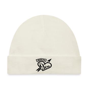 Thinking of you - Baby Premium Organic Mütze - Naturweiß - Vorne