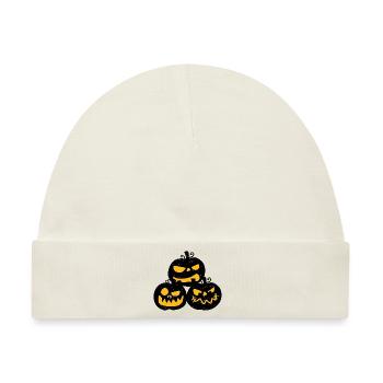 Halloween Geschenk - Baby Premium Organic Mütze - Naturweiß - Vorne
