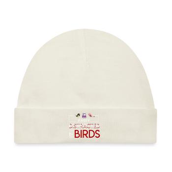 Easily Distracted By Birds Vogelliebhaber - Baby Premium Organic Mütze - Naturweiß - Vorne
