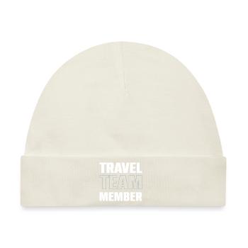 Travel Team - Baby Premium Organic Mütze - Naturweiß - Vorne