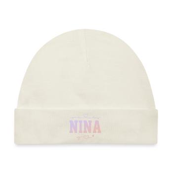 Nina - Baby Premium Organic Mütze - Naturweiß - Vorne
