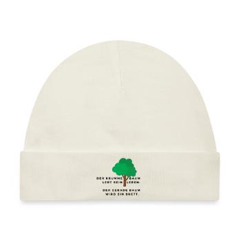 Der krumme Baum - Baby Premium Organic Mütze - Naturweiß - Vorne