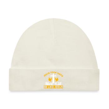 Inspirierend Christlich Religiös Geschenk - Baby Premium Organic Mütze - Naturweiß - Vorne