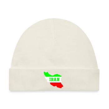 Iran - Baby Premium Organic Mütze - Naturweiß - Vorne