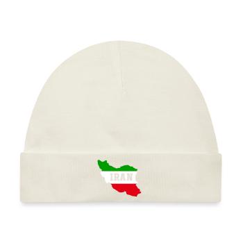 Iran - Baby Premium Organic Mütze - Naturweiß - Vorne