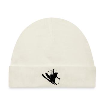 Herren Slopestyle Freestyle Ski Ski Freestyle - Baby Premium Organic Mütze - Naturweiß - Vorne