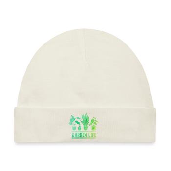 Garden Life Gardener Horticulturist Gardening Land - Baby Premium Organic Mütze - Naturweiß - Vorne