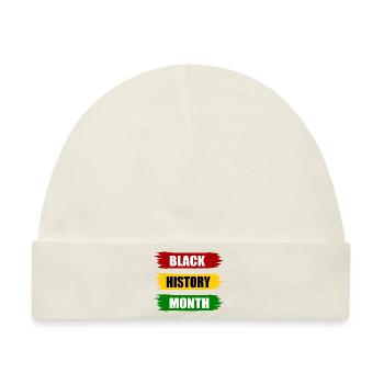 Black history month - Baby Premium Organic Mütze - Naturweiß - Vorne