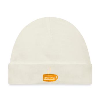 Cafe Anthony - Baby Premium Organic Mütze - Naturweiß - Vorne