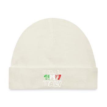 Italien 1997 - Baby Premium Organic Mütze - Naturweiß - Vorne