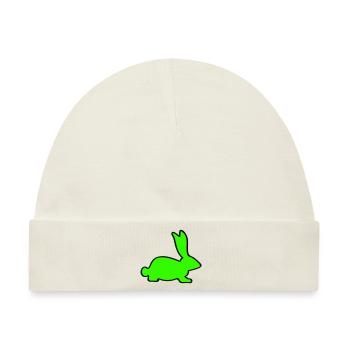 rabbit - Baby Premium Organic Mütze - Naturweiß - Vorne