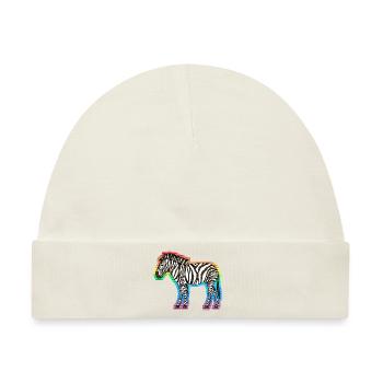 Zebra - Baby Premium Organic Mütze - Naturweiß - Vorne