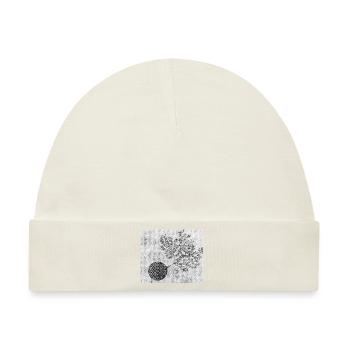 Persischer Lebensbaum Nr. 5 - Baby Premium Organic Mütze - Naturweiß - Vorne