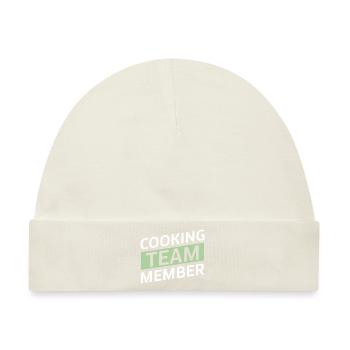 Cooking Team - Baby Premium Organic Mütze - Naturweiß - Vorne
