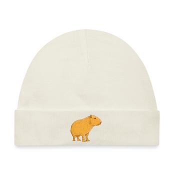 Capybara Haustier - Baby Premium Organic Mütze - Naturweiß - Vorne