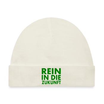 Rein in die zukunft - Baby Premium Organic Mütze - Naturweiß - Vorne