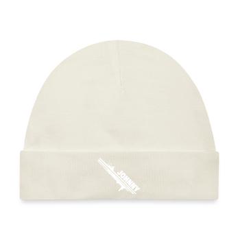 Geschenk für Johnny - Baby Premium Organic Mütze - Naturweiß - Vorne