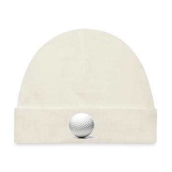 Der Golfball. - Baby Premium Organic Mütze - Naturweiß - Vorne