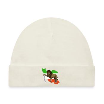 Löwe Persien Sonne Kultur Geschichte Religion - Baby Premium Organic Mütze - Naturweiß - Vorne