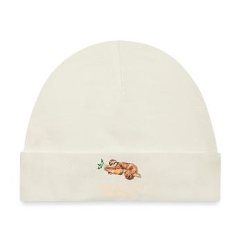 Können sie bitte etwas leiser dumm sein? Faultier - Baby Premium Organic Mütze - Naturweiß - Vorne
