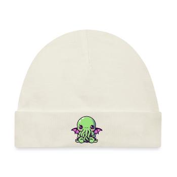 Kawaii Cthulhu - Baby Premium Organic Mütze - Naturweiß - Vorne