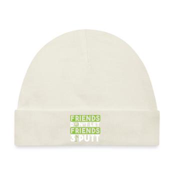 Freunde lassen ihre Freunde nicht 3 Putten - Baby Premium Organic Mütze - Naturweiß - Vorne