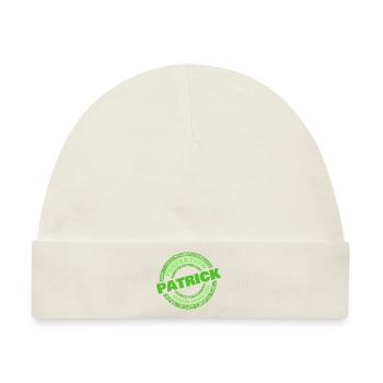 Patrick - Baby Premium Organic Mütze - Naturweiß - Vorne