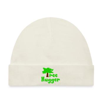 Tree Hugger - Baby Premium Organic Mütze - Naturweiß - Vorne