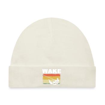 Wake Wassersportliebhaber - Baby Premium Organic Mütze - Naturweiß - Vorne
