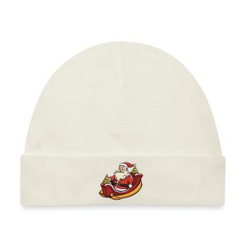 Weihnachtsmann Logo - Baby Premium Organic Mütze - Naturweiß - Vorne