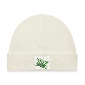 fun cool lumber carpenter hoodies and sweatshirts - Baby Premium Organic Mütze - Naturweiß - Vorne