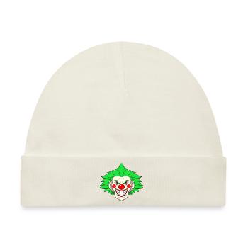 Gruseliger Clown Entertainer - Baby Premium Organic Mütze - Naturweiß - Vorne