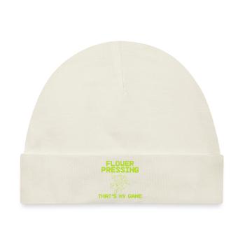 Blumenliebhaber Oshibana-Künstler - Baby Premium Organic Mütze - Naturweiß - Vorne