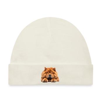 Chow Chow - Baby Premium Organic Mütze - Naturweiß - Vorne