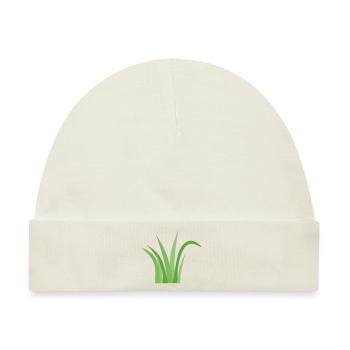 Gras - Baby Premium Organic Mütze - Naturweiß - Vorne