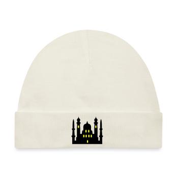 moschee 02 - Baby Premium Organic Mütze - Naturweiß - Vorne