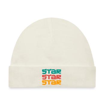Superstar Star, Starlets und Stars - Baby Premium Organic Mütze - Naturweiß - Vorne