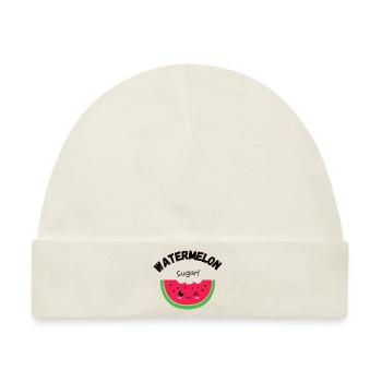 Watermelon sugar! - Baby Premium Organic Mütze - Naturweiß - Vorne