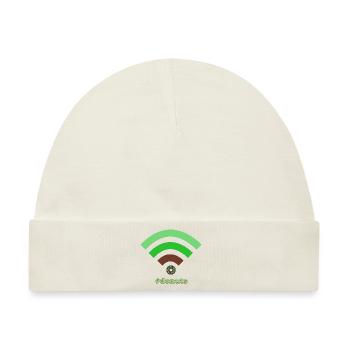 wifi donuts - Baby Premium Organic Mütze - Naturweiß - Vorne