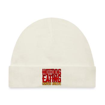 Hotdog Eating Contest Athlete 3 - Baby Premium Organic Mütze - Naturweiß - Vorne