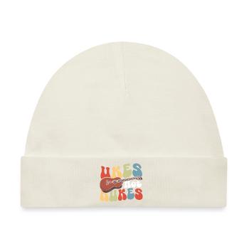 Ukulele Lover Music Ukulele Kostüm Ukulele Merch - Baby Premium Organic Mütze - Naturweiß - Vorne