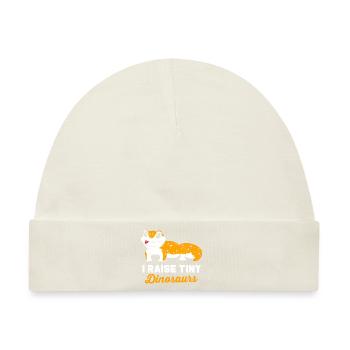Leopard Gecko - Baby Premium Organic Mütze - Naturweiß - Vorne