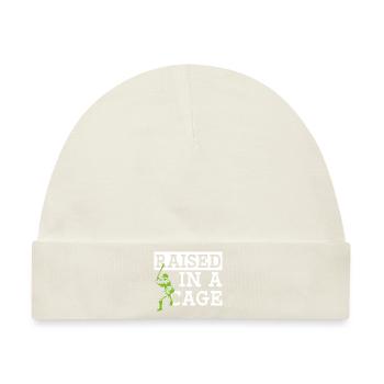 In einem Käfig aufgezogen - Baby Premium Organic Mütze - Naturweiß - Vorne