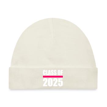 Class of 2025 - Baby Premium Organic Mütze - Naturweiß - Vorne