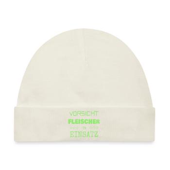 Berufung Fleischer - Baby Premium Organic Mütze - Naturweiß - Vorne