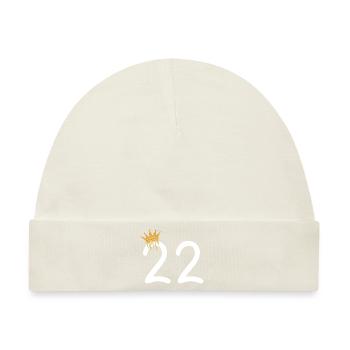 22 - Baby Premium Organic Mütze - Naturweiß - Vorne