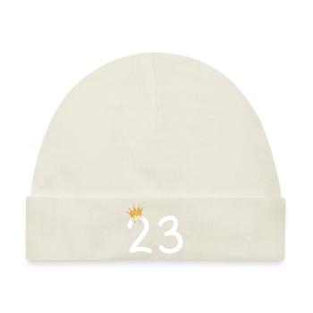23 - Baby Premium Organic Mütze - Naturweiß - Vorne